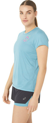 Fujitrail Logo Ss Top W Soothing Sea/black