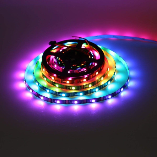 Imagen 7 de 10 de Cinta Tira De Led Rgb 5050 Exterior Rollo Por 5 Metros Ip 65
