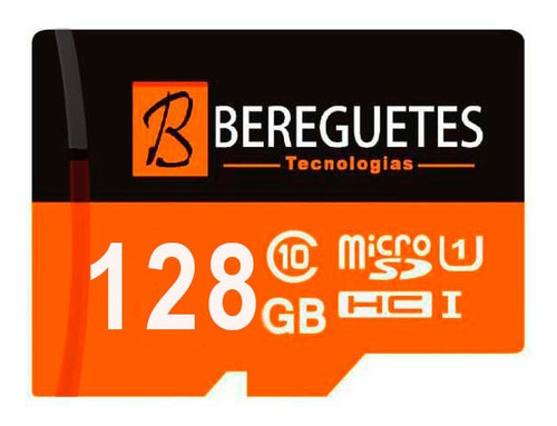 Cartão Microsd 128gb Oiginal Bereguetes Class 10