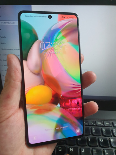 Samsung Galaxy A71 White Hermoso 128/6gb Libre Impecable Blanco