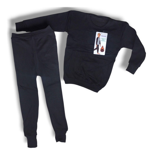 Conjunto Termico Frizado Camiseta Pantalón Nene Frio Extremo