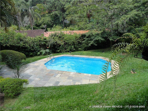 Imagem 3 de 30 de Projeto Aconchegante Que Une A Natureza E O Conforto, Fazendinha, Granja Viana, Ca0485 Agv - Ca0485