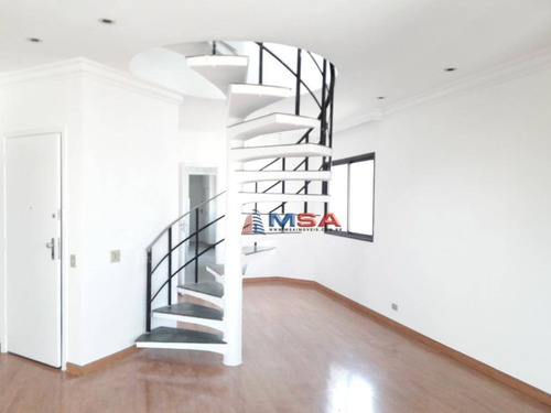 Cobertura Duplex Á Venda Em Perdizes, Com 236,0m2, 2 Suítes, Mais 01 Dormitório, Piscina, Churrasqueira E 3 Vagas De Garagem. - Co0323