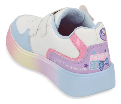 Tenis Escolar Pv15108 Ligera Estampado Multicolor