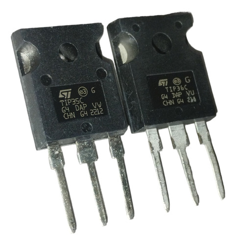 Tip35c Tip36c Transistor De Potencia 25amp 100v (2 Unidades)