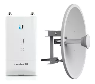 Kit Radio Rocket R5ac-lite + Antena Dish 30dbi Wis-and5830