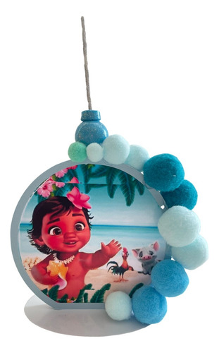 Vela De Aniversário - Artesanal - Moana Baby Disney