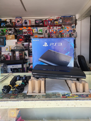 Playstation 3 Súper Slim En Caja Gamers Zone Ags Negro (Usado)