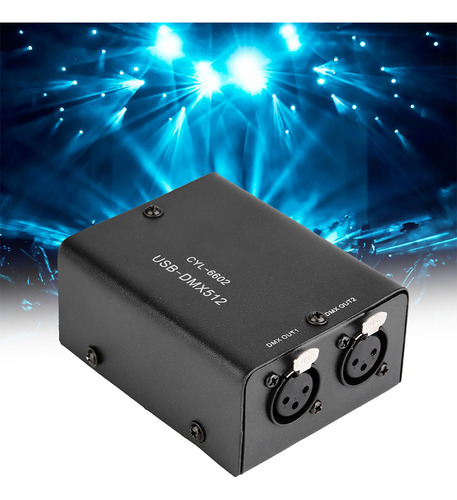 Controlador De Iluminación Usb A Dmx Dmx512 De 512 Canales,