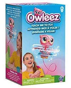 Owleez, Juguete Interactivo De Búho Bebe Con Luces - Rosa
