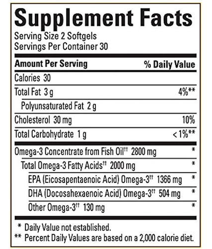 Aceite De Pescado Con Omega 3 Sin Eructos Extrafuerte Hecho