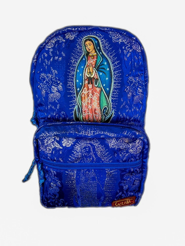 Mochila Brocado Guadalupano Decorado Virgen