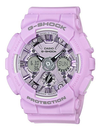 Reloj Para Mujer G-shock Gma-s120dp-6adr Lila