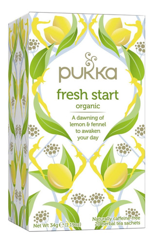 Té Pukka Limon Fresh Start Organico