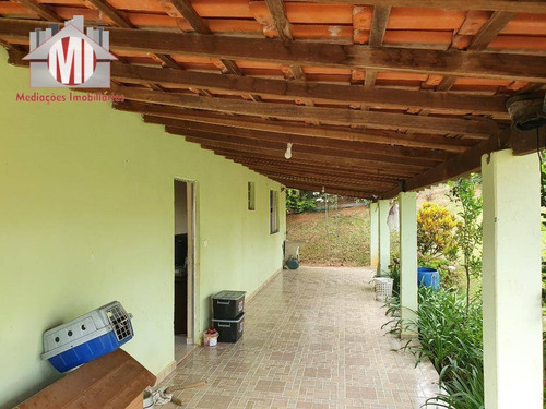 Excelente Chácara Com Escritura, 02 Dormitórios, Pomar, Pertinho Da Cidade À Venda, 1000 M² Por R$ 250.000 - Zona Rural - Pinhalzinho/sp - Ch0668