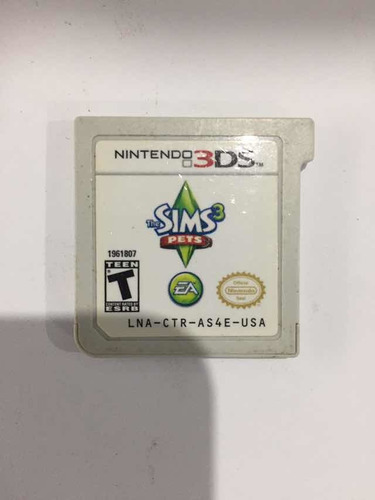 Sims Pets 3 Nintendo 3ds