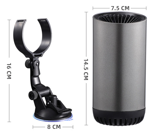 Mini Ventilador Portátil, Recargable, Calefactor Usb Para Co