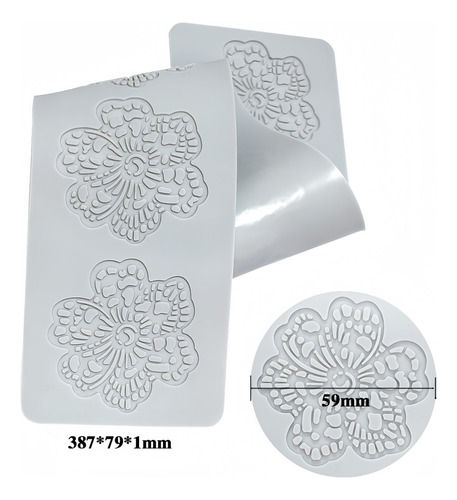. Moldes De Silicona Para Decoración De Tartas Y Postres, 6