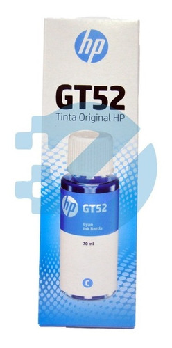 Botella Tinta Hp Cian Gt52 52 Original M0h54al Vigente