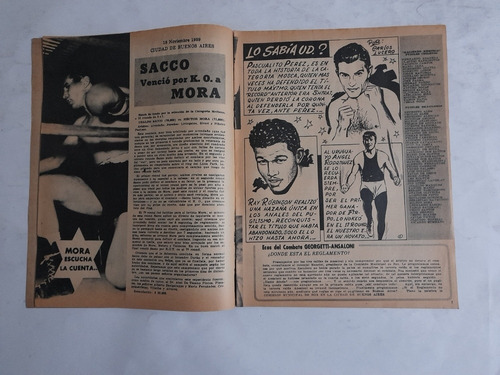 Aqui Boxeo 7 Jaime Gine , Ubaldo Sacco Vs Hector Mora (Usado)