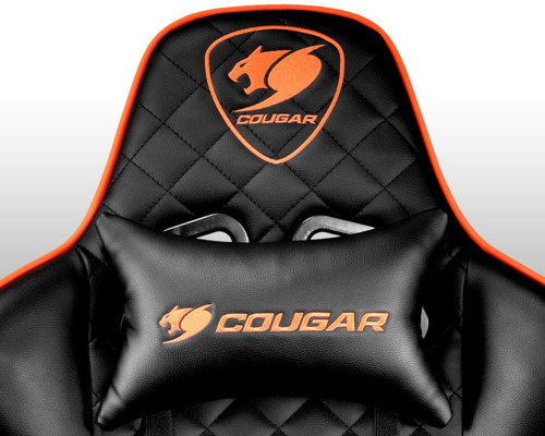 Imagen 5 de 8 de Silla Gamer Cougar Armor One Color Negro/naranja, 180°