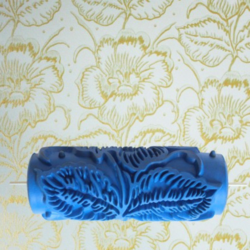 Rodillo For Pared, Diseño De Flores Decorativas, 15 Cm