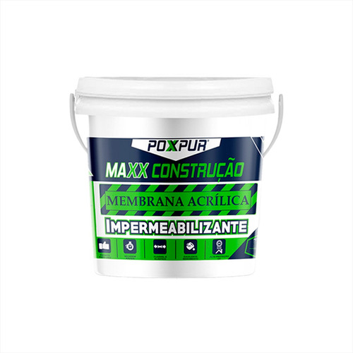 Manta Acrilica Impermeabiliza Laje E Telhado 4,5kg Flexivel