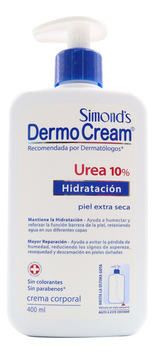 Crema  Ultra Hidratante Corporal  Urea 10% 400ml Dermocream
