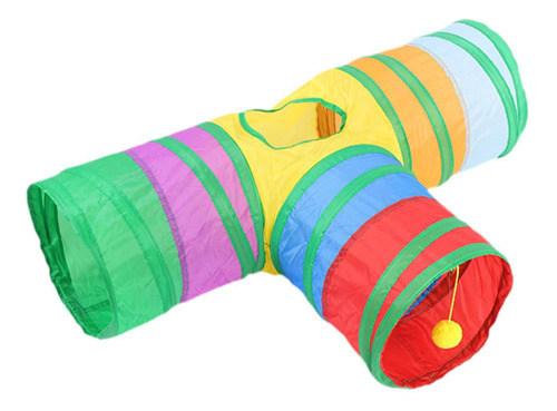 Bunny Tunnel - Juguete Interactivo Portátil Para Gatos, C