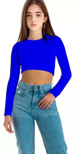 Camiseta Azul Rey Niña – Colorillustration®