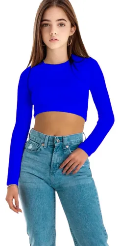 Top Azul Cielo Malla – ÓNICE FIT