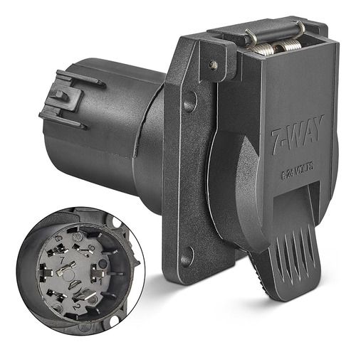 Conector Electrico Para Remolque De 7 Rv Hembra