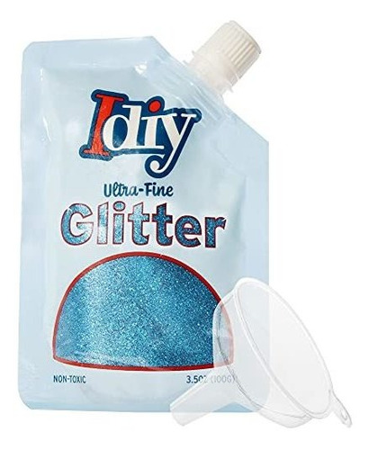 Glitter  X 100g Extra Fino - Azul Electrico