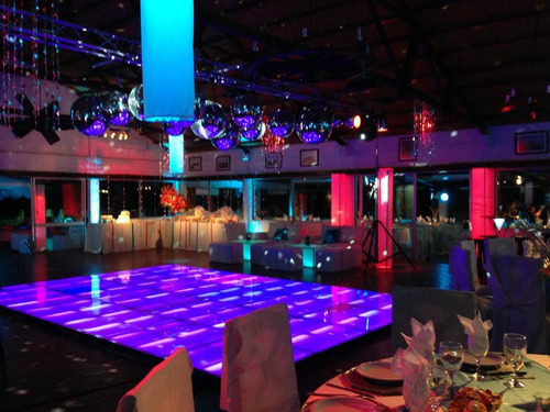 Discoteca, Piso Y Robot Led, Pantalla Gigante Y Decoración 