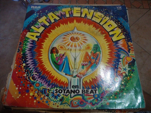 Vinilo Alta Tension En Sotano Beat A Color Punch Monroe Cp1