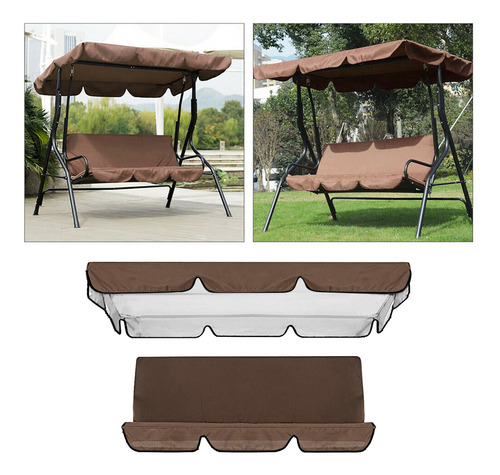 Juego De Funda Para Toldo Para Columpio De Patio,