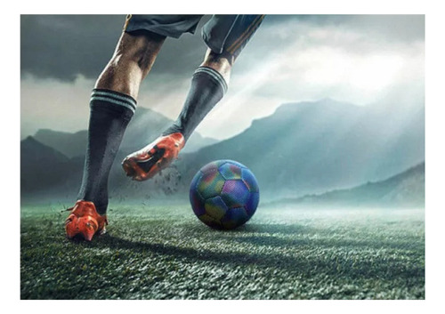 Bola De Futebol Holográfica Que Brilha No Escuro 1508