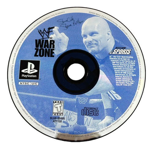 Wwf War Zone Ps1 Playstation One Ps1 Completo Coleccion (Usado)