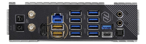 Placa Mãe Asrock B650e Taichi Wifi Chipset B65 Amd Am5 Ddr5 Cor Preto