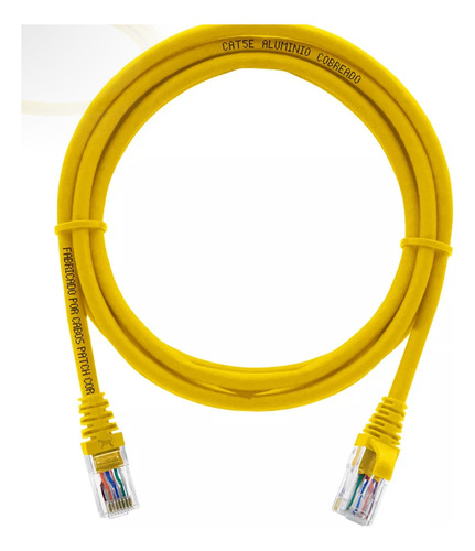 Cabo De Rede Utp Cat5e Rj45 1,5 Metros Kit 50 Pecas