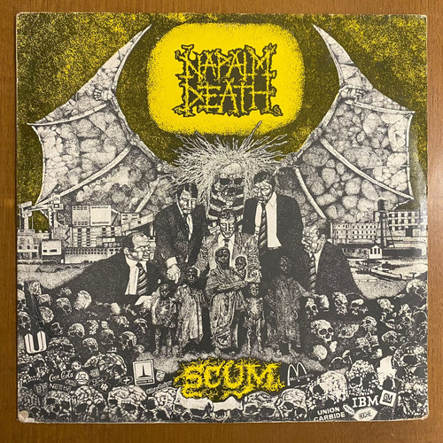 Lp Disco De Vinil Napalm Death Scum 1991 Rock Nacional N2 Estandar (Usado)