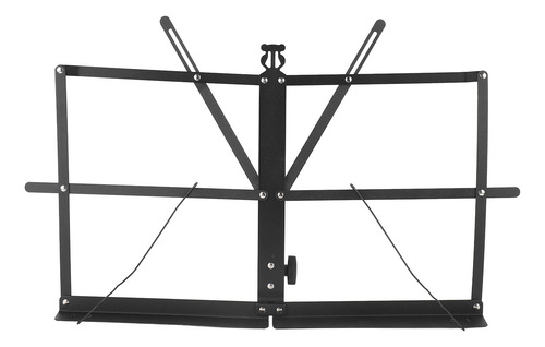 Soporte Plegable Para Partituras De Metal, Ajustable, Portát
