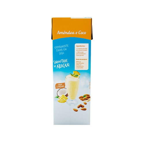 Bebida Com Amêndoas E Coco 1 Litro Almond Breeze