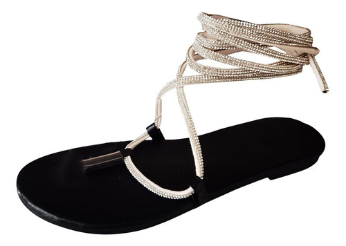 Sisit Ballerina Flat Sandals For Dama With Criss Cross