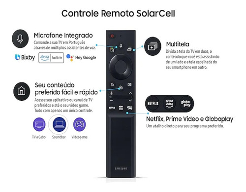 Controle Remoto Smartv Samsung The Frame 50ls03a Original