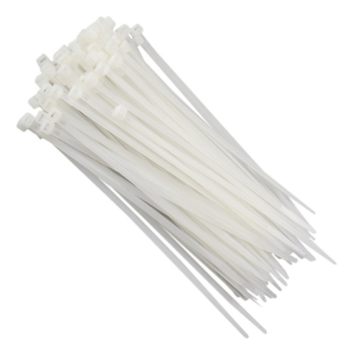 Abraçadeira Nylon 387x7,6 Branca Com 50 Unidades - Frontec Cor Branco
