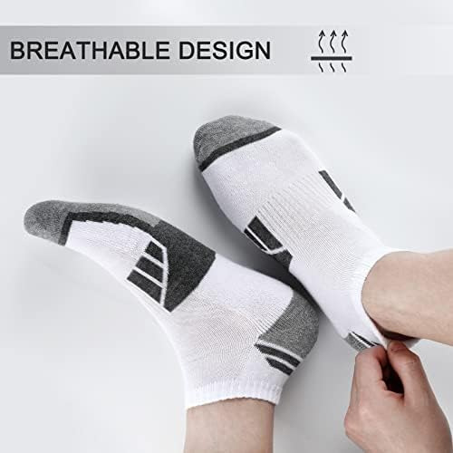 Ealco 10 Pares De Calcetines Tobilleros Para Hombre, Calceti