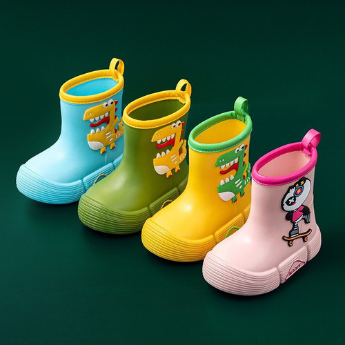 Nuevo Modelo De Bota De Lluvia Infantil Con Diseños De