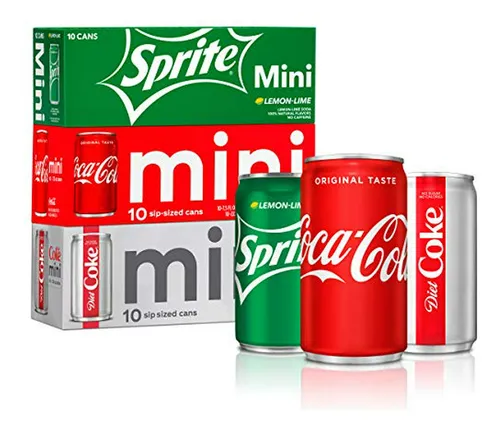 Pack De Variedad De Coca-cola Mini Can, 30 Unidades (10 De C