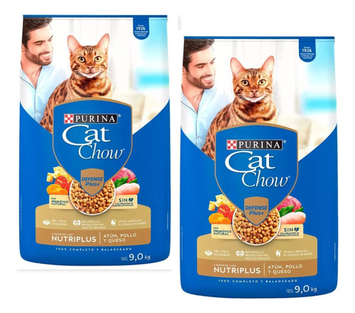 Alimento Cat Chow Nutriplus Gato Adulto Todos Tamaños 18 Kg